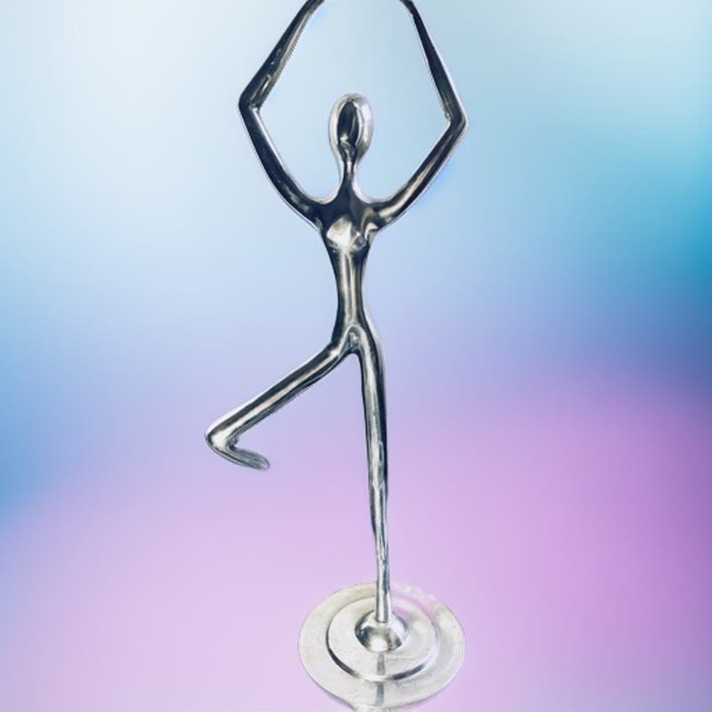 "ZABRINA" Dancing Statuary Cast Aluminum 18" H